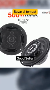 RAJA 2 PCS Speaker Pintu Mobil Super Bass Subwoofer Mobil 6 Inch HiFi 500 W  Pcinener TaffSTUDIO -
