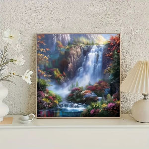 500/1024PCS Jigsaw Puzzle Scenic Waterfall Landscape Nature Art For Adults Great Choice For Weekend Relaxation And Family Fun