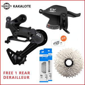 LTWOO Combination A3 Bike Shift Rear Derailleur Gear A3 8-speed 36T Rear Derailleur + right shift lever with optical gear display new Bike brake compatible Shimano Road Bike MTB shifter