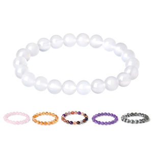 CTS Natural Energy Colored Crystal Beaded Bracelet CHOW TAI SENG 周大生 C1W900035CH C1W900037CH C1W900038CH C1W900039CH C1W900041CH C1W900045CH