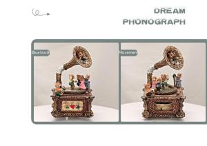 Ms. Music Box Girl Mechanical Classic Turntable Music Box Child Spelling Christmas Horn Mouse Gift Home Decor