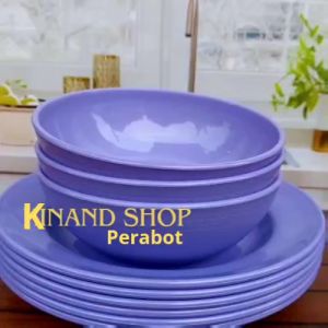 SET MELAMIN PINK  TEBAL SII 6 PCS CAMPUR MELAMIN  DAN MANGKUK RAMEN KOTAK TERLARIS