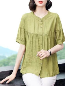 HUAXUNRAN | Casual Loose-Fitting Summer Shirt for Women