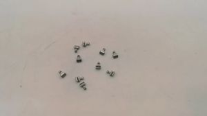 3.5 / 5mm Sliding Crimpable Hook Untuk Dewasa Bahan Ortodonti Gigi 10PCS