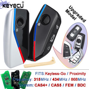KEYECU  315/434/868MHz FEM BDC CAS4 CAS5 System Transplant Chip Modify Keyless-Go Remote Key Fob for BMW F Chassis 3 5 7 Series