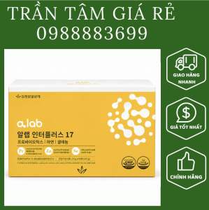 Men Vi Sinh ALAB INTERPLUS 17 KJM ALOE Bổ Sung Lợi Khuẩn Hỗ Trợ Tiêu Hóa