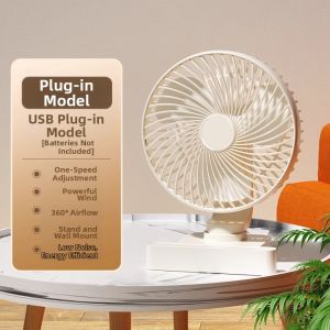 Portable Desktop Mini Fan Ultra Long Battery Life Oscillating Cooling Tool for Office USB Rechargeable High Wind Power Student Dormitory Home Use