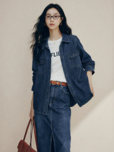 FAMANXUAN | Retro Workwear Style Light Cotton Shirt