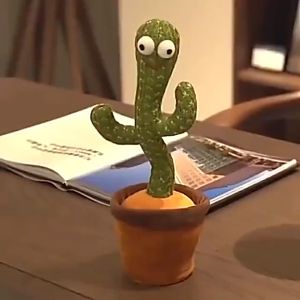 [READY STOCK] Dancing Cactus Dencing Cactus Cactus Plush Toy Talk Dancing Toy Song Plush Early Childhood Christmas仙人掌玩具