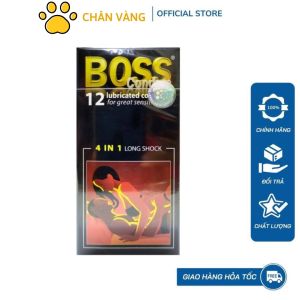 Bao Cao Su Gân Gai Boss 4in1 Tăng Cường Va Chạm Giúp Bạn Tăng Trãi Nghiệm Gần Gũi