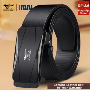 SEPTWOLVES | Men Genuine Leather Belt For Business