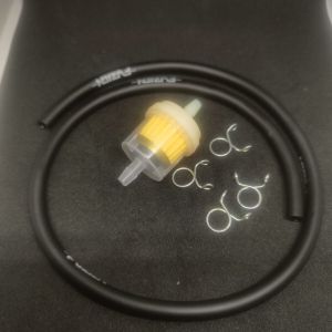 SELANG BENSIN MOTOR DAN SARINGAN BENSIN UNIVESAL KLEMAN PENJEPIT panjang 65cm