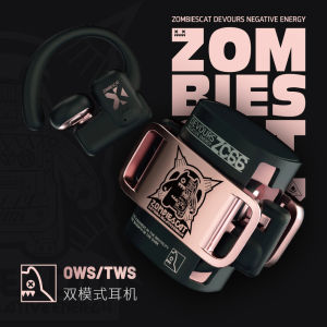 ZOMBIESCAT B9 Earbuds OWS TWS Bluetooth Open/In Ear Dual Mode Wireless Earphones HD Calls Bluetooth 5.4 Headphone with Mic Headpones