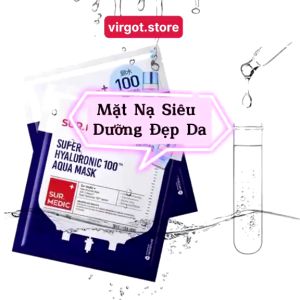 Mặt Nạ Cấp Nước Cấp Tốc SURMEDIC Super Hyaluronic 100tm Aqua Mask 30g