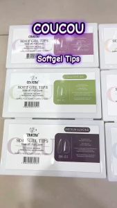 Happy Pretty Shop Soft gel Extension MBK Fully Matte Color Coucou Softgel tips full cover 504pcs fake nails full cover tips
