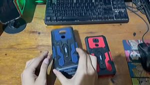 Case Untuk HP SAMSUNG GALAXY M31 Soft Case Belt Clip Case Armor Kick Standing  Casing HP