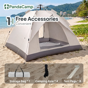 Automatic Camping Tent Auto Khemah Foldable Waterproof Portable Outdoor Tent Hiking Easy Setup