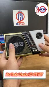 Đài Radio Bluetooth Waxiba 751BT Fm-Am-Sw Nghe Nhạc Thẻ Nhớ-Usb Đèn Pin Pin Sạc Đài Radio Cho Người Già-H2Pro Tech