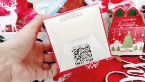 ชุดของกล่องของขวัญ พร้อมส่ง กล่อง ใส่ ขนม กล่องกระดาษ คริสต์มาส ของขวัญเทศกาล พร้อมส่งไปในไทย