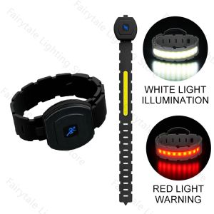 3 Modes COB LED Armband Light 400mAh Type C USB Rechargeable Sport Night Running Warning Light IPX4 Waterproof Cycling light