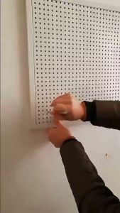 Metal Wall Plate 100x30cm Home Decor Display Rack for Crafts Tools Hardware Storage Wall Mounted Storage Racks