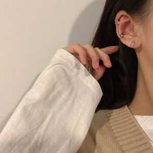 French Style No Piercing Ear Bone Clip Elegant round Ring Ear Clip Women Simple Match All Personality Earrings Fashion Jewelry
