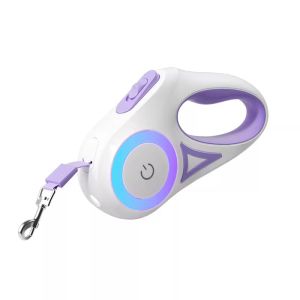 Hipidog | Automatic Retractable Dog Leash With Light For Small Dogs Teddy Corgi Outdoor Pet Supplies LED Dog Leash Reflective Handle