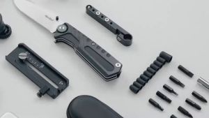 NexTool Multi-functional Folding Knife มีดพับแบบป้องกันการโดนนิ้ว + หัวไขควงชนิดต่างๆ และกระเป๋าใส่