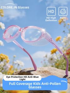 COLORE.IN | Allergen-Resistant Windproof Full Face Children Protective Goggles