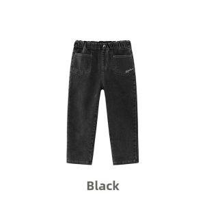 YeeHoO KIDS | Spring and Autumn Warm Denim Style Girls Pants