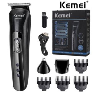 Kemei | Kemei KM-1506 Multifunctional USB Hair Clipper Rechargeable Electric Hair Clipper Electric Shaver Beard Shaver Hair Clipper Keme