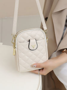 กระเป๋าสะพายข้างแบบสะพายข้างสำหรับผู้หญิง กระเป๋าใส่โทรศัพท์มือถือแบบมินิพร้อมกระเป๋าหลายช่อง กระเป๋าสะพายข้างทรงกลมสุดเก๋ไก๋สำหรับฤดูใบไม้ร่วง