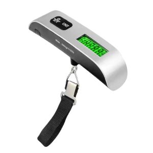 2026 Hot-Selling Portable Electronic Scale Digital LCD Display 110lb/50kg Electronic Luggage Hanging Luggage Travel Weighing Lug