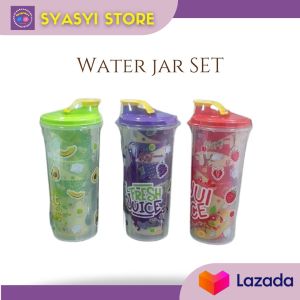 WATER JAR SET TEKO WATER JAR DRINK JAR WATER WATER JAR BIGGY WATER JAR POCHET TEMPAT AIR MINUM SET TEMPAT AIR MINUM SATU SET GELAS ISI 4 PCS TEKO KARAKTER BERANAK TEKO SET GELAS CANGKIR  PLASTIK  TEKO SET GELAS TEKO SET GELAS CANGKIR BOTOL MINUM SET GELAS