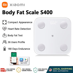 Xiaomi Smart Body Fat Scale 3 S400 Composition Weight Scale LED Bluetooth 5.0 Works with Mi Home Apps Precision Weighing Scale MJTZCO1YM