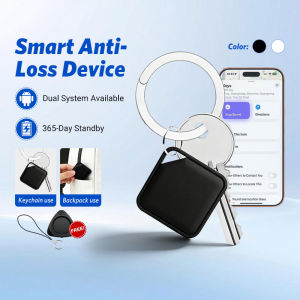 Smart Bluetooth GPS Tracker Works with Find My & Find Hub APP Anti Lose Reminder Device for Car Motorcycle Kids Key Pet Intelligent positioning Anti-theft Tracking