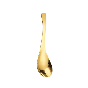YoPo Stainless Steel Spoon Dessert Spoon Silver Gold Color Spoon