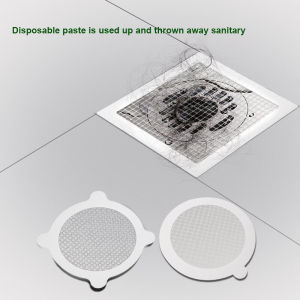 AN saringan rambut kamar mandi 1pcs stiker saringan rambut disposable hair catcher shower drain cover COD