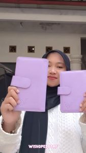 BISA COD Dompet Hp Wanita WS Max Zacklyn Kulit Amethys Ungu Bigger Max / Dompet Wanita