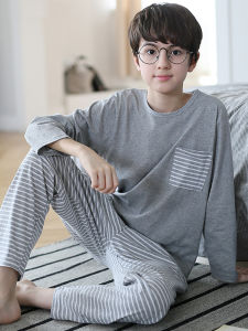 New Autumn Pure Cotton Boys Sleepwear Set
