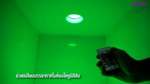 EVE หลอดไฟ RGB พร้อมรีโมท หลอดแอลอีดี LED หลอดพาร์ 20 30 38 รุ่น PAR20 30 38 RGB ขนาด 3W 6W 9W ขั้วหลอด E27 (พร้อมรีโมท)