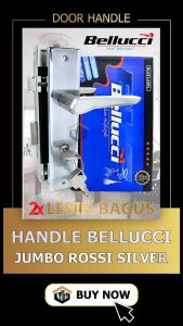 Kunci Pintu Besar Bellucci ROSSI NP Handle Pintu Bellucci Rossi NP / Kunci Bellucci rossi NP / Kunci Pintu Bellucci / Handle Pintu Besar Bellucci Fullset / Kunci Bellucci / Kunci Pintu Besar Bellucci ROSSI / Handle STAINLESS STEEL BESAR