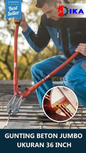 Gunting Besi Beton Bolt Cutter Uk 36 Inch Untuk Besi Beton / Kawat / Rantai - High Quality