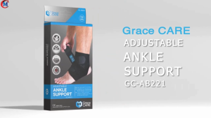Đai Cố Định Cổ Chân Grace Care AB221 – Hỗ Trợ Chấn Thương Bong Gân Tập Luyện Thể Thao (1 Cái)