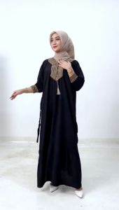 Baju Pasangan Couple Wanita Muslim Daster Gamis Arab Kekinian Kemeja Pria Polos Lengan Panjang