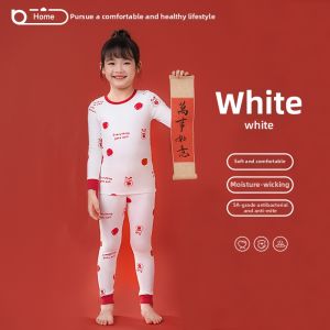 batubatu | Warm Thermal Cotton Underwear Set Red