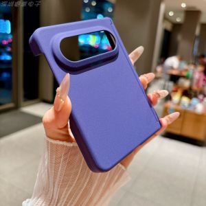 Pastel Color Soft Touch Scratch Resistant Mat Surface Fingerprint Resistant Phone Case Anti-Fall Hinge Full Cover