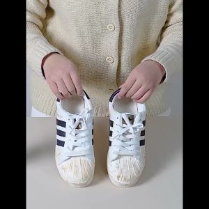 ครีมเช็ดรองเท้า แค่เช็ดก็ขาว ไม่จําเป็นต้องล้างด้วยน้ํา น้ำยาขัดรองเท้า น้ำยาเช็ดรองเท้า ครีมทำความสะอาดเอนก  ครีมขัดหนัง white shoes cleaner