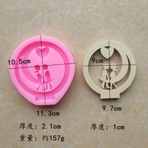 แบบพิมพ์ตัวอักษร LOVE แบบพิมพ์ตัวอักษร Silicone DIY ช็อคโกแลต น้ำมันหอมระเหย ลูกปัดหิน แบบพิมพ์หิน ชุบครีมเค้ก