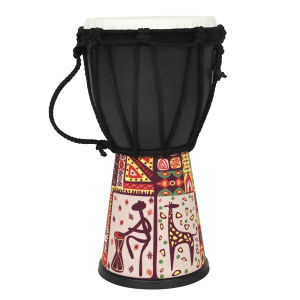 IRIN | 4 Inch African Hand Drum Handheld Percussion Hand Drum Djembe Style Colorful Easy to Play Orff Instrument For Education